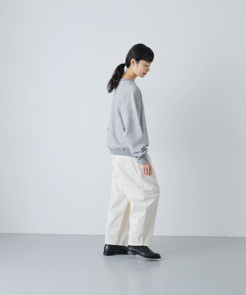 かぐれ（カグレ）の「コットンスウェットプルオーバー（スウェット・レディース・OATMEAL/GRAY・Free）」の9枚目の写真