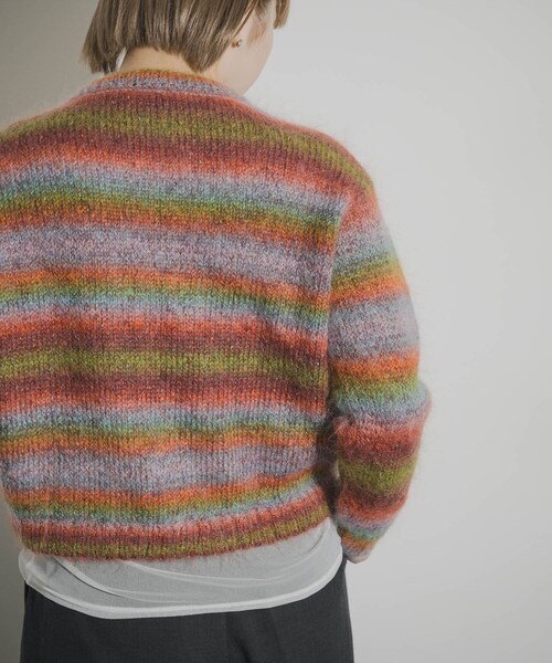 THE GOODLAND MARKET（ザグッドランドマーケット）の「cwtch　PSYCHEDELIC KNIT TOPS（ニット/セーター・レディース・NAVY/YELLOW・Free）」の21枚目の写真