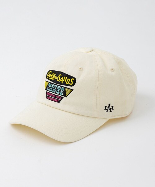 ADAM ET ROPE'(アダムエロペ)の「【AMERICAN NEEDLE】SOUVENIR CAP(キャップ・レディース・キナリ/ダークグリーン/ワイン・F)」の1枚目の写真