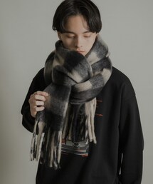 SENSE OF PLACE by URBAN RESEARCH | ブロックチェックボリュームマフラー(マフラー)