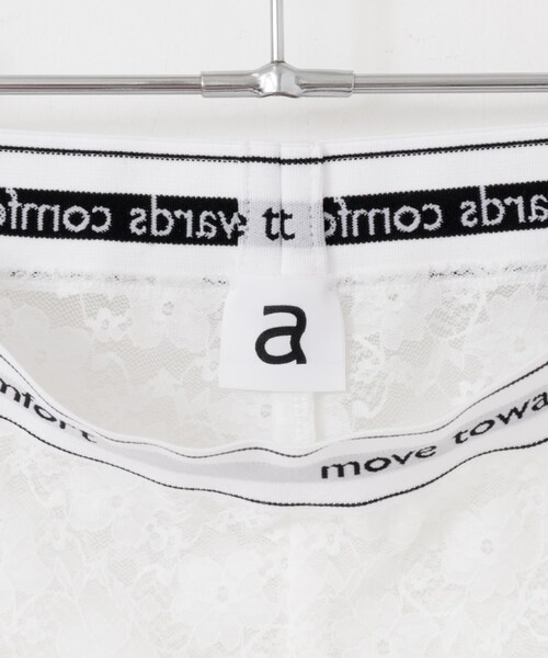 URBAN RESEARCH（アーバンリサーチ）の「ambiguous　Lace Half Leggings（レギンス/スパッツ・レディース・BLACK/WHITE・FREE）」の20枚目の写真