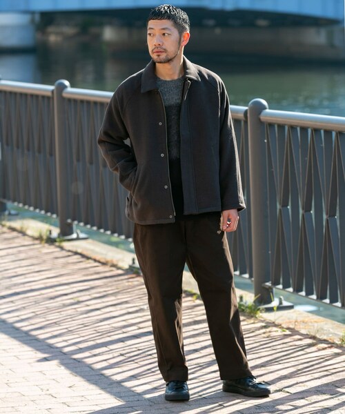 URBAN RESEARCH ROSSO(アーバンリサーチロッソ)の「『XLサイズあり』light meltonブルゾン(ブルゾン・メンズ・BLACK/NAVY/CHARCOAL/BROWN・M/L/XL)」の22枚目の写真
