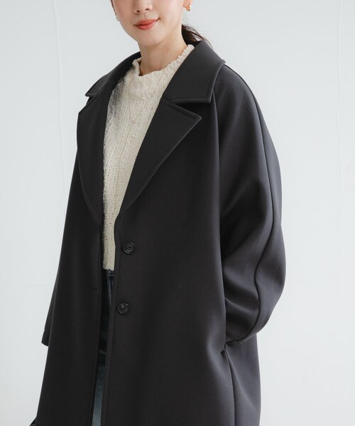 URBAN RESEARCH（アーバンリサーチ）の「ボンディングチェスターコート（チェスターコート・レディース・CHARCOAL/BLACK・FREE）」の21枚目の写真