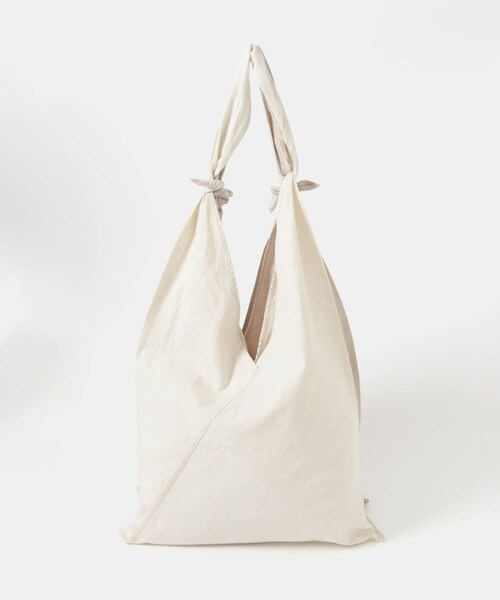 かぐれ（カグレ）の「MITTAN　大麻綿ウェザーWあずま袋 大（その他雑貨・レディース・白×生成/濃紺×黒・One）」の6枚目の写真