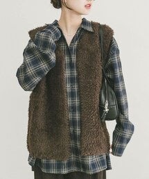 ITEMS URBANRESEARCH | 起毛チェックルーズシャツ(シャツ/ブラウス)