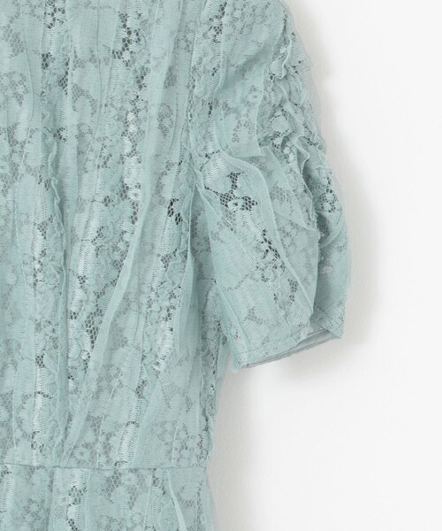 URBAN RESEARCH ROSSO（アーバンリサーチロッソ）の「kaene　リボンチュールエプロンドレス（ワンピース・レディース・mint/black・38）」の20枚目の写真