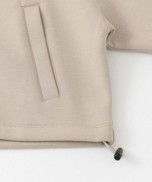 URBAN RESEARCH Sonny Label（アーバンリサーチサニーレーベル）の「SLAB　Stand Short Blouson（スウェット・レディース・グレージュ/チャコール・FREE）」の6枚目の写真