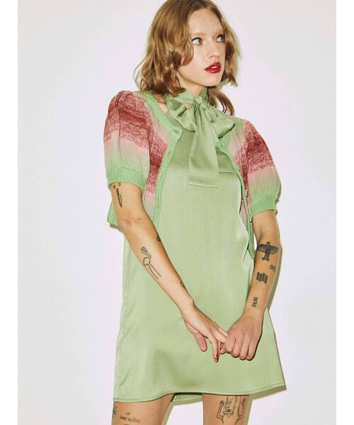 jouetie（ジュエティ）の「ホルターネックブラウス（シャツ/ブラウス・レディース・アイボリー/グリーン/ブラック/ベビーピンク/ミックス/ブラウン・M）」の12枚目の写真