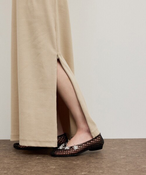 ADAM ET ROPE'（アダムエロペ）の「BOTANICAL DYED  DRESS（ワンピース・レディース・チャコール/キナリ/ラベンダー・1/2）」の22枚目の写真