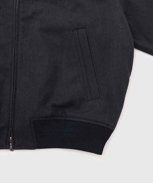 ADAM ET ROPE'（アダムエロペ）の「【COOR/クアー】STRIPE COTTON BINDING CUP SHOULDER JUMPER（その他アウター・メンズ・ネイビー・L/M）」の8枚目の写真