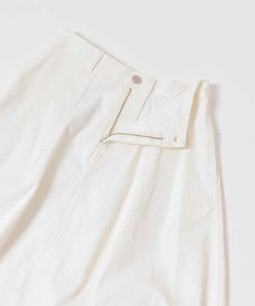 URBAN RESEARCH ROSSO（アーバンリサーチロッソ）の「コットンカルゼフレアSK（スカート・レディース・OFF WHITE・36/38）」の4枚目の写真