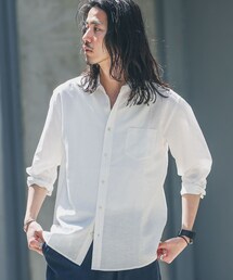 URBAN RESEARCH Sonny Label（アーバンリサーチサニーレーベル）の「リネン混7分袖シャツ（シャツ/ブラウス）」