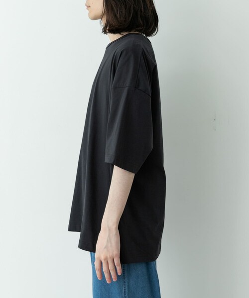URBAN RESEARCH Sonny Label（アーバンリサーチサニーレーベル）の「SHELTECH　WIDE T-SHIRTS（Tシャツ/カットソー・メンズ・BLACK/WHITE/GRAY・M/L/XL）」の14枚目の写真