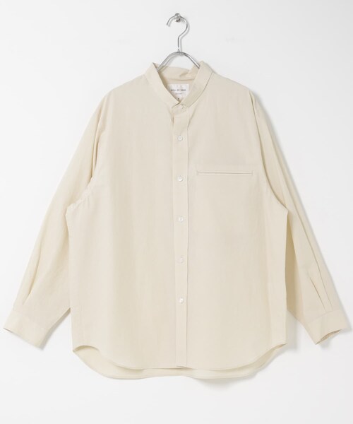 URBAN RESEARCH DOORS（アーバンリサーチドアーズ）の「STILL BY HAND　LINENMIXEDNARROWCOLLARSHIRTS（シャツ/ブラウス・メンズ・LT.BEIGE/BLUE GREY/NAVY・46/48）」の11枚目の写真