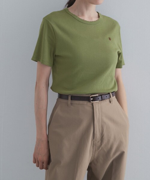 URBAN RESEARCH DOORS(アーバンリサーチドアーズ)の「『別注』PETIT BATEAU×DOORS POINTCOCOTTE T-SHIRTS(Tシャツ/カットソー・レディース・ECUME/OLIVINE/SMOKING/MARQUISE・S/M)」の12枚目の写真