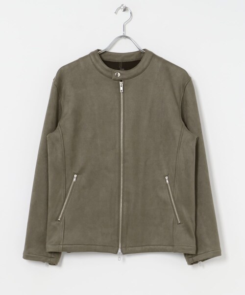 ITEMS URBANRESEARCH（アイテムズ アーバンリサーチ）の「裏フリース F.S. シングル ライダース（ライダースジャケット・メンズ・BLK/BRN/CHA・M/L）」の15枚目の写真