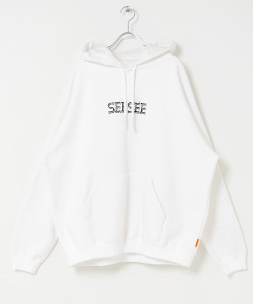 URBAN RESEARCH(アーバンリサーチ)の「SEE SEE SWEAT HOODIE(パーカー・メンズ・WHITE/BLACK・M/L/XL/XXL)」の1枚目の写真
