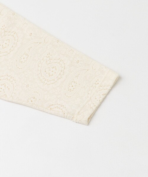 SENSE OF PLACE by URBAN RESEARCH（センスオブプレイスバイアーバンリサーチ）の「シアーペイズリーポロシャツ（ポロシャツ・メンズ・IVORY/CHARCOAL/BROWN・M/L）」の13枚目の写真