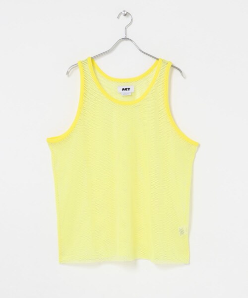 URBAN RESEARCH(アーバンリサーチ)の「Acy MESH TANK TOP V3(タンクトップ・メンズ・GRAY/L.YELLOW・XL/XXL)」の2枚目の写真
