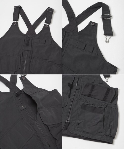 URBAN RESEARCH DOORS(アーバンリサーチドアーズ)の「Snow Peak Apparel TAKIBI RIP FIELD VEST(ベスト・メンズ・BLACK/OLIVE・M)」の8枚目の写真