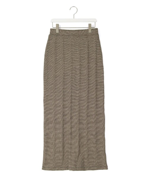 ADAM ET ROPE'(アダムエロペ)の「【Miller for ADAM ET ROPE'】Skirt(スカート・レディース・ブラック/ベージュ/パープル系・F)」の4枚目の写真