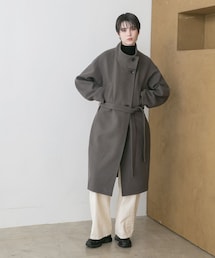 URBAN RESEARCH | スーパー100ウールスタンドカラーコート(その他アウター)