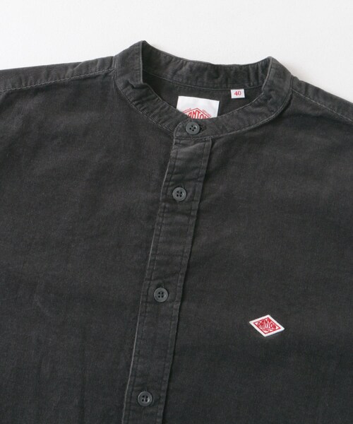 URBAN RESEARCH DOORS（アーバンリサーチドアーズ）の「DANTON　BAND COLLAR SHIRTS LONG-SLEEVE（シャツ/ブラウス・メンズ・MOLE BROWN/SAND BEIGE/CHARCOAL・38/40/42）」の9枚目の写真