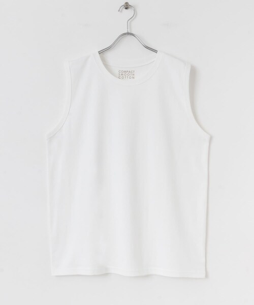 URBAN RESEARCH Sonny Label（アーバンリサーチサニーレーベル）の「コンパクトスムースベーシックタンクトップ（タンクトップ・メンズ・ホワイト/ブラック/グレー・M/L）」の4枚目の写真