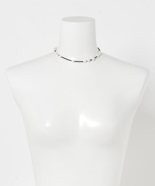 URBAN RESEARCH ROSSO（アーバンリサーチロッソ）の「in mood　ONX&RICEPRL 36CM CHOKER（ネックレス・レディース・BKWH・-）」の7枚目の写真