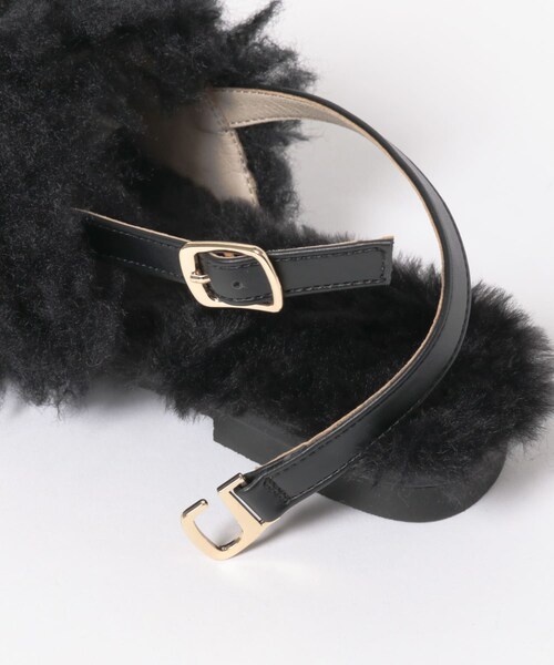 KBF（ケイビーエフ）の「ファーサンダル（サンダル・レディース・BLACK/PURPLE/BROWN・36/37/38）」の9枚目の写真