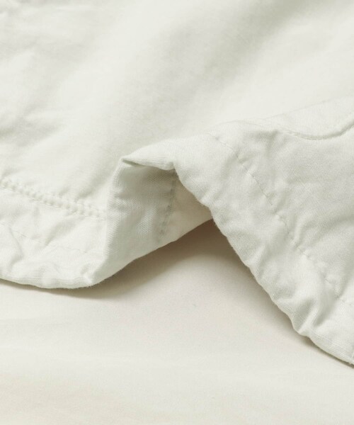 URBAN RESEARCH(アーバンリサーチ)の「A PRESSE Cotton Silk Back Gabardine Coach Jacket(ブルゾン・メンズ・BLACK/ECRU・2/3)」の9枚目の写真