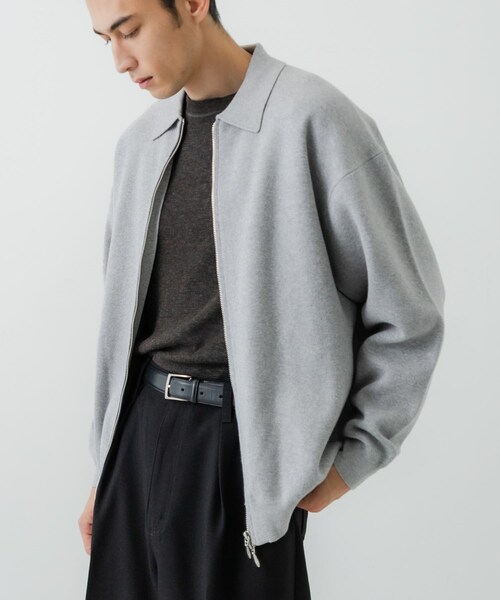 URBAN RESEARCH(アーバンリサーチ)の「綿カシミヤZIPカーディガン(カーディガン/ボレロ・メンズ・ICE GRAY/NAVY/BLACK・M/L)」の18枚目の写真