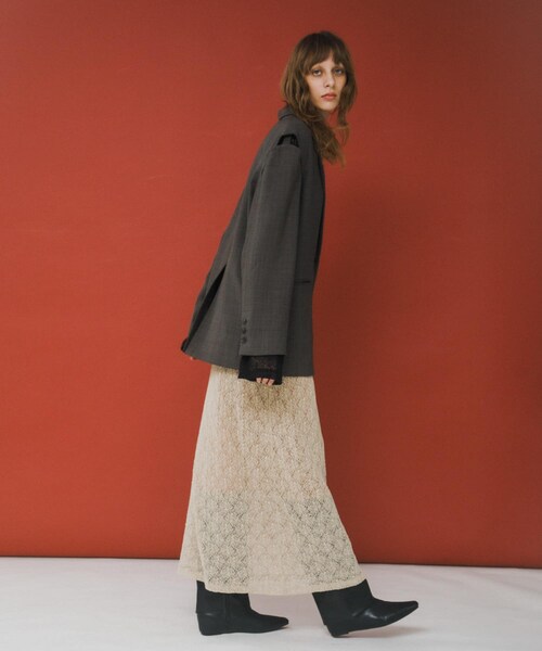 LAATO（ラート）の「melon lace skirt（スカート・レディース・インク/サブレ/パール・Free）」の20枚目の写真