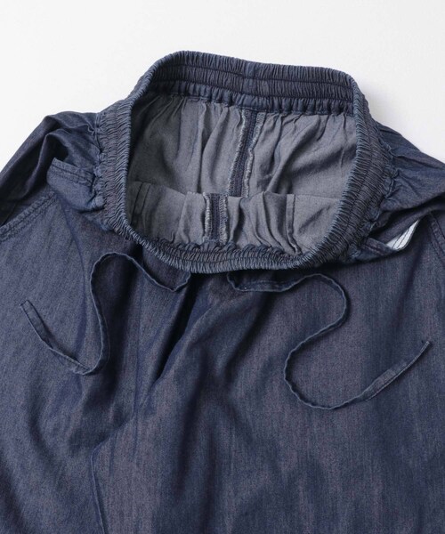 ITEMS URBANRESEARCH（アイテムズ アーバンリサーチ）の「レーヨンデニムワイドパンツ（デニムパンツ・レディース・BLU/ONE WASH/BLK・Free）」の14枚目の写真