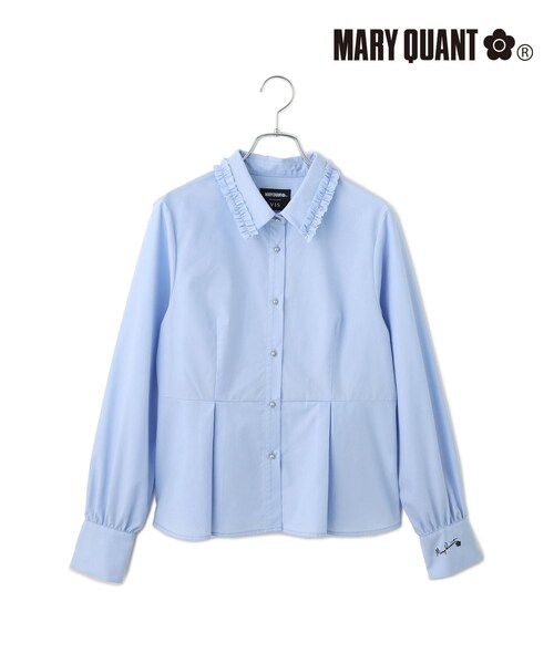 VIS(ビス)の「【MARY QUANT×VIS】フリルカラーペプラムシャツブラウス(シャツ/ブラウス・レディース・ホワイト/サックス/ピンク・F)」の19枚目の写真