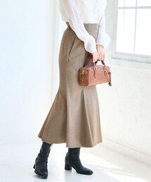 VIS | 【美easy】ウーリッシュマーメイドスカート【セットアップ対応/洗える】(スカート)