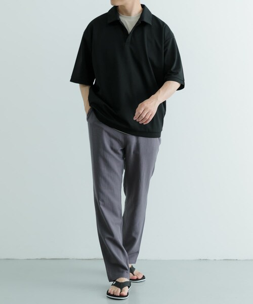 ITEMS URBANRESEARCH(アイテムズ アーバンリサーチ)の「コットン×リネン RELAX トラウザー(その他パンツ・メンズ・CHA/GRN/RED/BLK・M/L)」の16枚目の写真