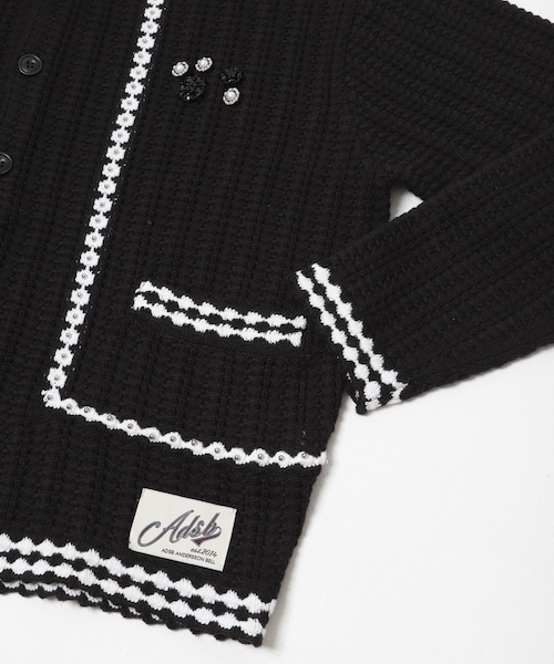 URBAN RESEARCH（アーバンリサーチ）の「Andersson Bell　UNI NEW F/CLR CARDIGAN（カーディガン/ボレロ・メンズ・ECRU/BLACK・L）」の5枚目の写真