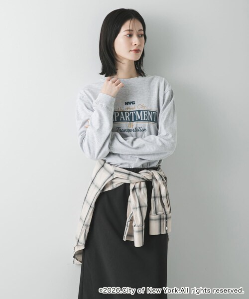 URBAN RESEARCH（アーバンリサーチ）の「GOOD ROCK SPEED 　ロングスリーブカットソー（Tシャツ/カットソー・レディース・OFF WHITE/ASH GRAY・Free）」の15枚目の写真