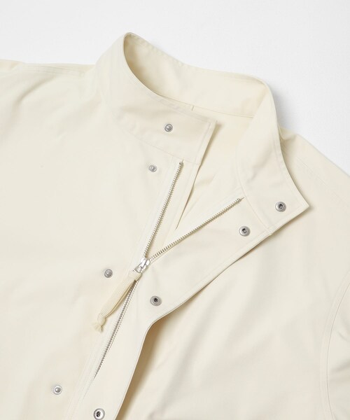 SENSE OF PLACE by URBAN RESEARCH（センスオブプレイスバイアーバンリサーチ）の「『撥水/防花粉』SKINProof ミリタリージャケット（ミリタリージャケット・レディース・BLACK/IVORY・One）」の2枚目の写真