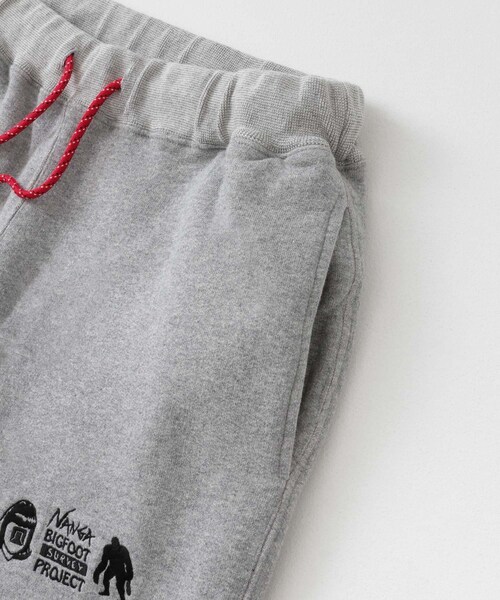 EKAL（エカル）の「NANGA×TACOMA FUJI RECORDS　ビッグフットサーベイPロゴ スウェットパンツ（スウェットパンツ・メンズ・GRAY/BLACK・M/L）」の13枚目の写真