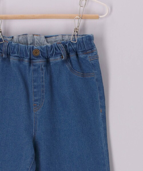 ROPE' PICNIC(ロペピクニック)の「【KIDS】ゆったりテーパードデニムパンツ(デニムパンツ・キッズ・ネイビー/サックス・120/130/140/150)」の14枚目の写真