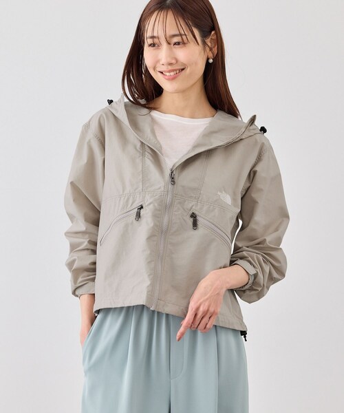 ROPE' PICNIC(ロペピクニック)の「【THE NORTH FACE/ザ・ノース・フェイス】Short Compact Jacket(マウンテンパーカー・レディース・ブラック/ホワイト/カーキ/ラベンダー・L/M)」の3枚目の写真