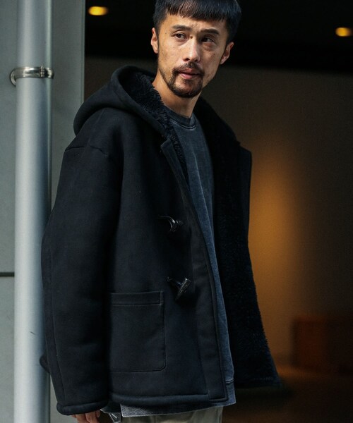 URBAN RESEARCH Sonny Label（アーバンリサーチサニーレーベル）の「『別注』CHEVRE×Sonny Label　MilitaryBranketダッフル（ダッフルコート・メンズ・1013 Black/1015 Brown・40/42）」の5枚目の写真