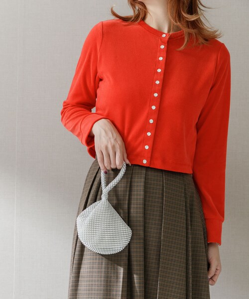 URBAN RESEARCH ROSSO（アーバンリサーチロッソ）の「メタルビーズミニバッグ（ハンドバッグ・レディース・SILVER/BLACK・-）」の6枚目の写真