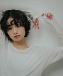 URBAN RESEARCH DOORS | Sheer Cotton Long-Sleeve T-shirts(Tシャツ/カットソー)