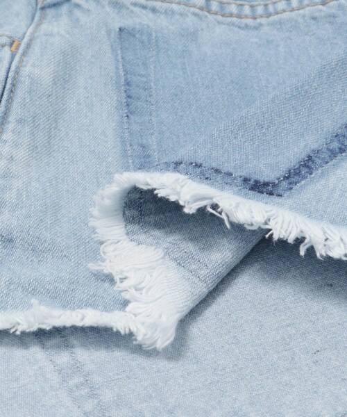 URBAN RESEARCH（アーバンリサーチ）の「CURRENTAGE　DENIM DESIGN SKIRT（デニムスカート・レディース・ホワイト/サックスブルー・FREE）」の9枚目の写真
