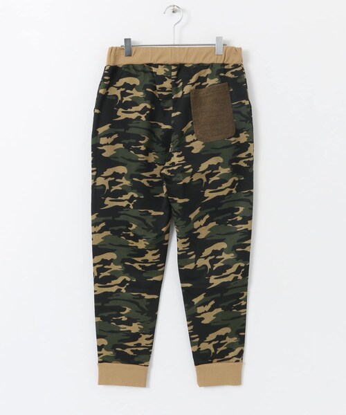 ITEMS URBANRESEARCH（アイテムズ アーバンリサーチ）の「カモフラ裏毛リブパンツ（スウェットパンツ・メンズ・CHA/D.BRN/L.BRN/RED・38/40）」の7枚目の写真