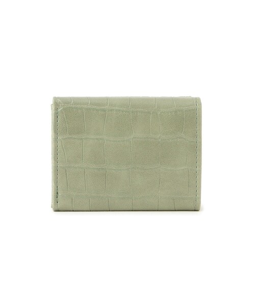 ROPE' PICNIC（ロペピクニック）の「型押しレザーライク三つ折りウォレット（財布・レディース・ブラック/ベージュ/グリーン系・F）」の10枚目の写真