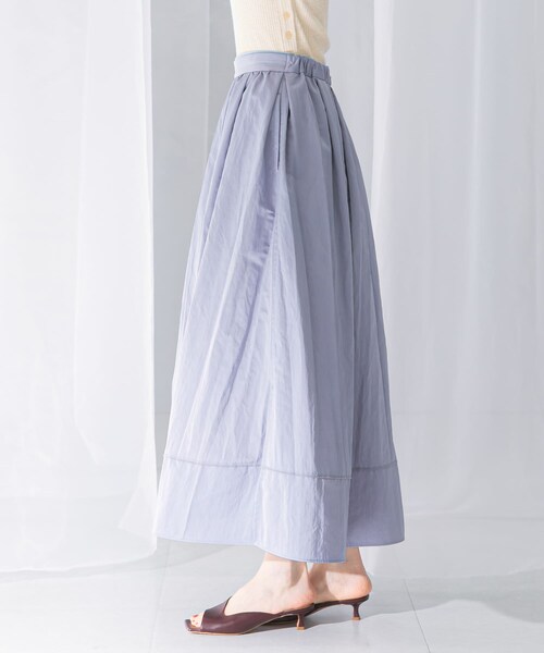 URBAN RESEARCH ROSSO（アーバンリサーチロッソ）の「スリットギャザースカート（スカート・レディース・lime/white/blue・FREE）」の21枚目の写真